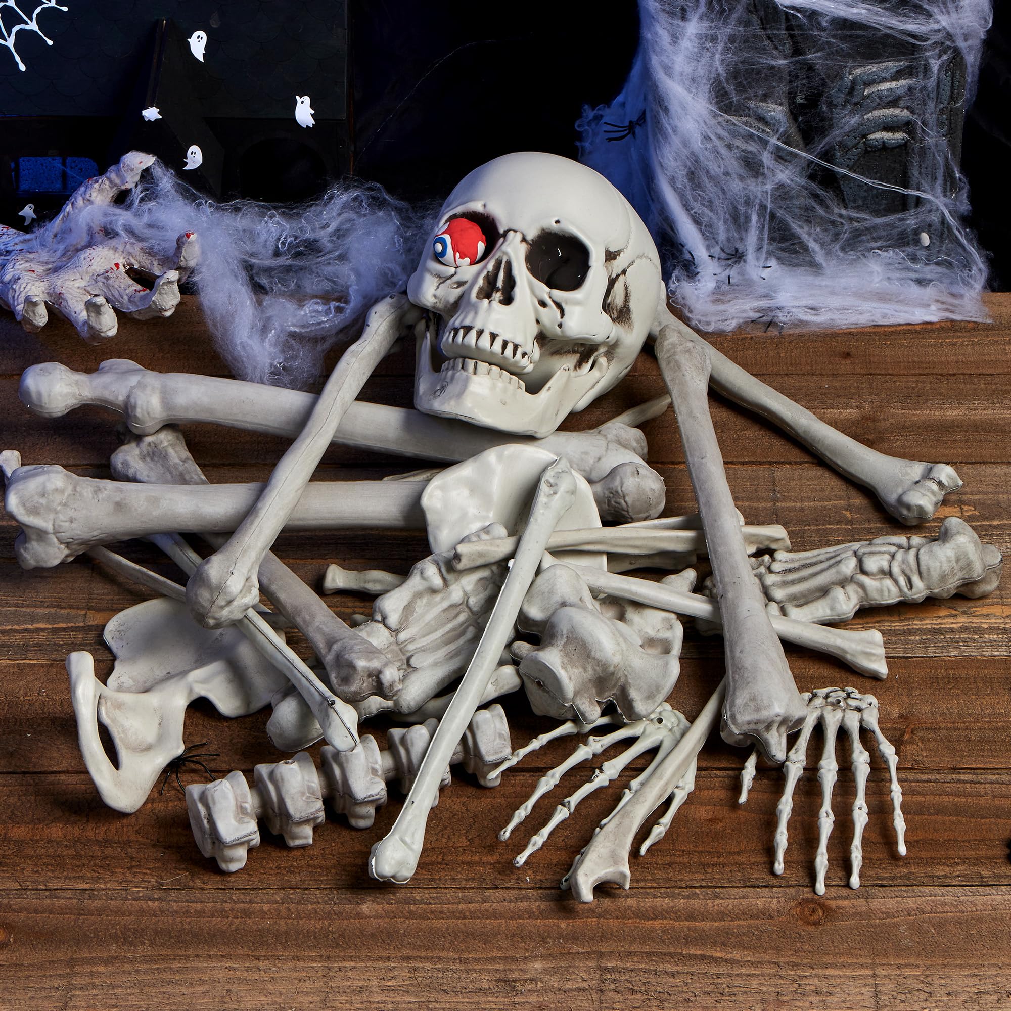 28 PCS Halloween Decorations Skeleton Bones and Skull Kit - Image 6