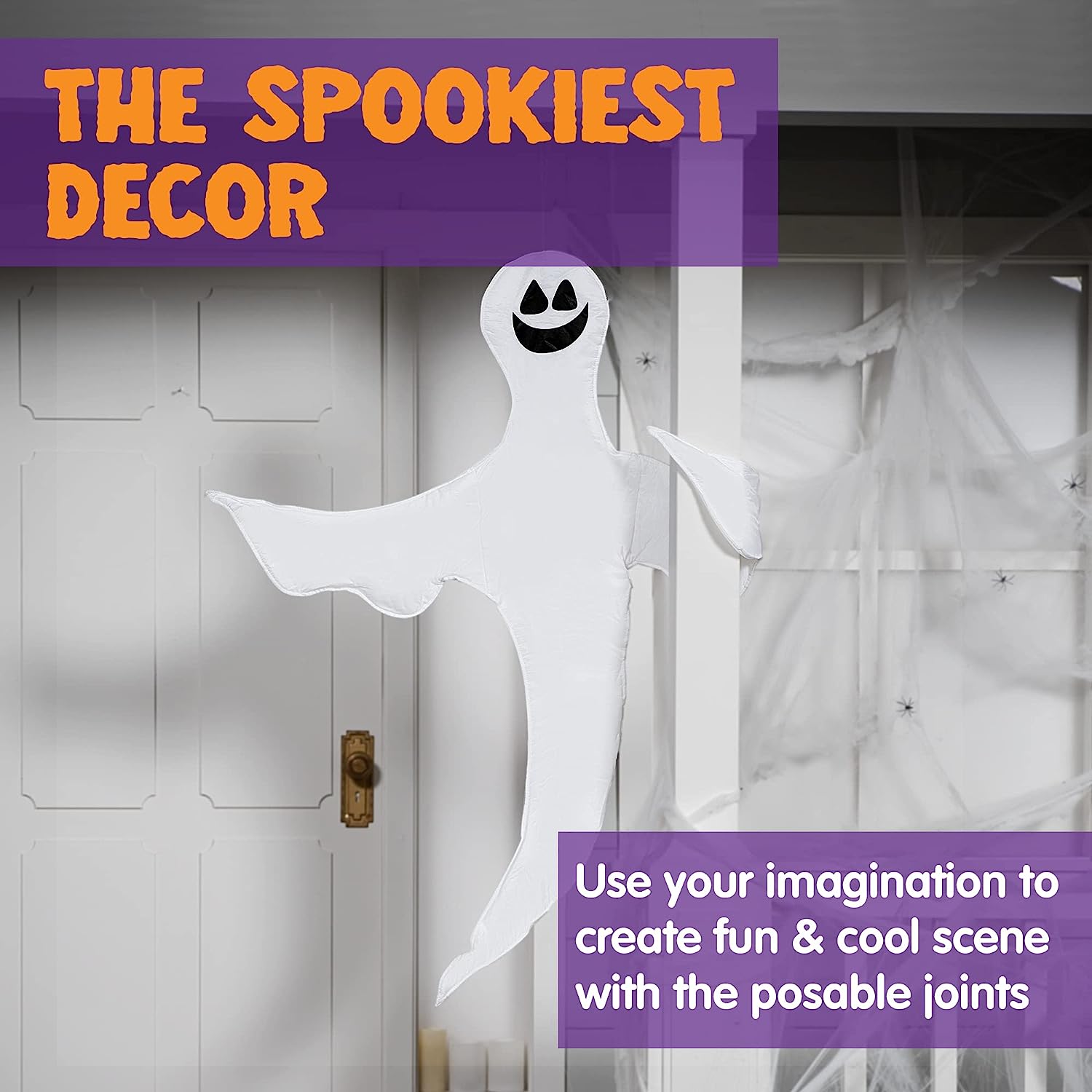 2 Tree Wrap Decoration Ghost (Smile) - Image 3