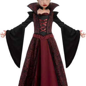 JOYIN Girls Royal Vampire Costume Set - Halloween Dress-Up & Cosplay