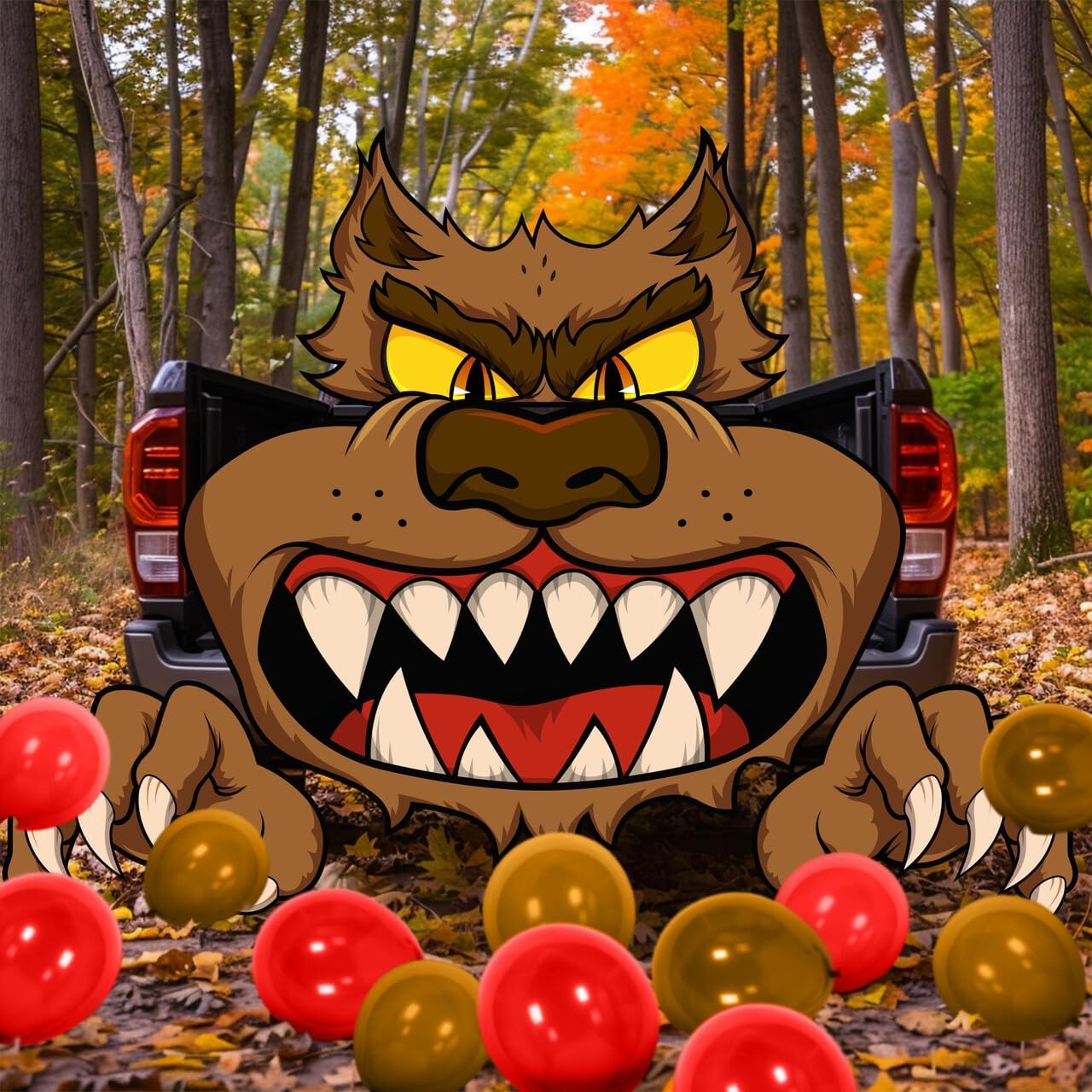 Halloween Werewolf Trunk or Treat Car Decorations Kit - Image 4