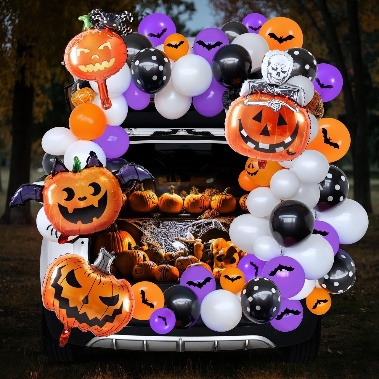 Halloween Trunk or Treat Car Pumpkin Decoration Kit