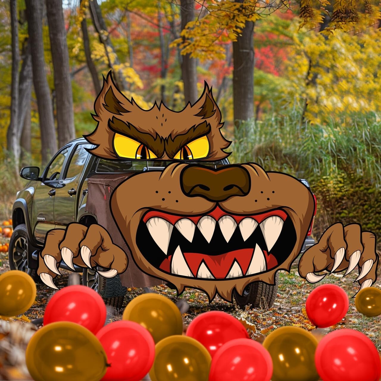 Halloween Werewolf Trunk or Treat Car Decorations Kit - Image 6