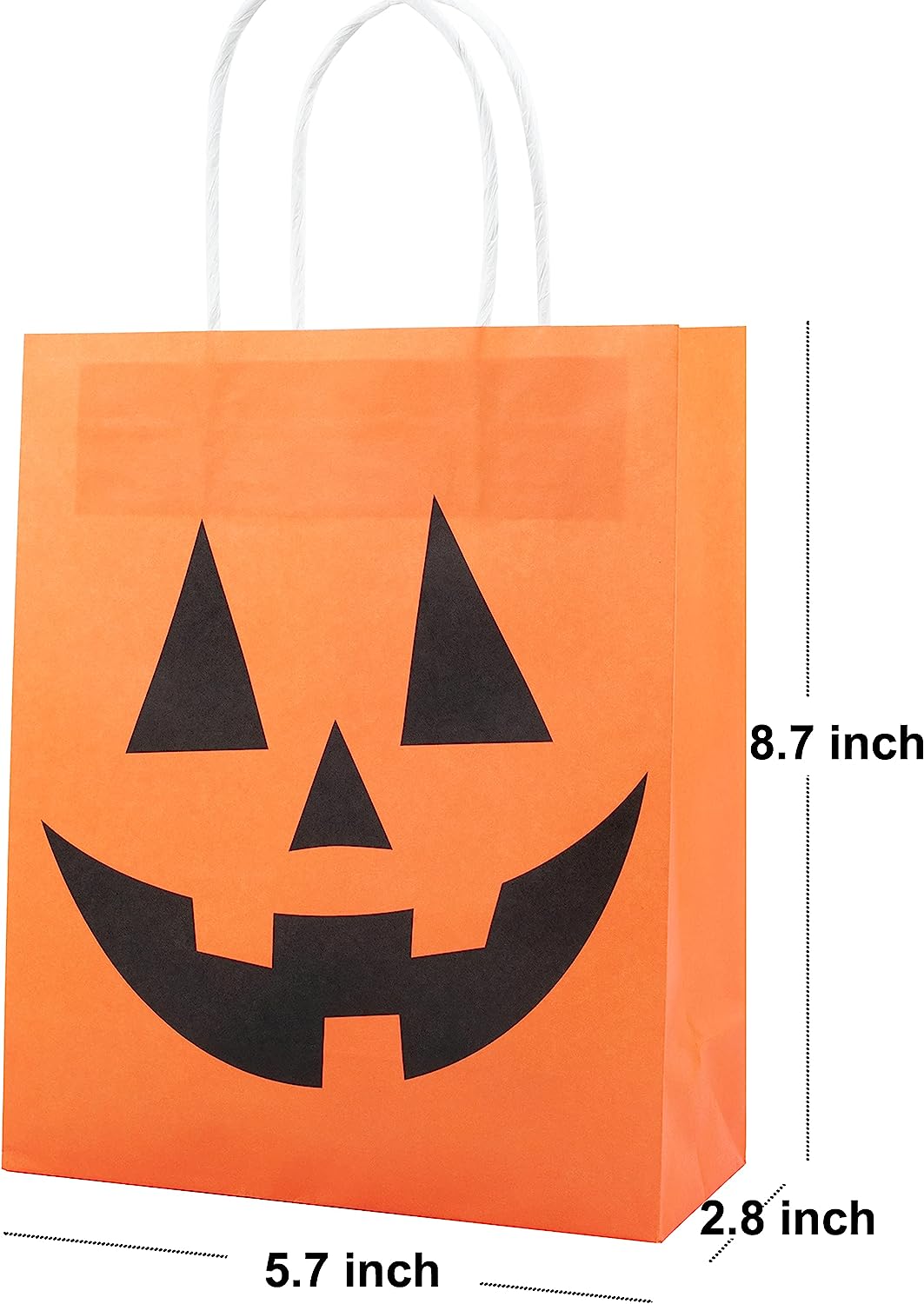 Halloween Colorful Bags with Handles, 24 Pcs - Image 3