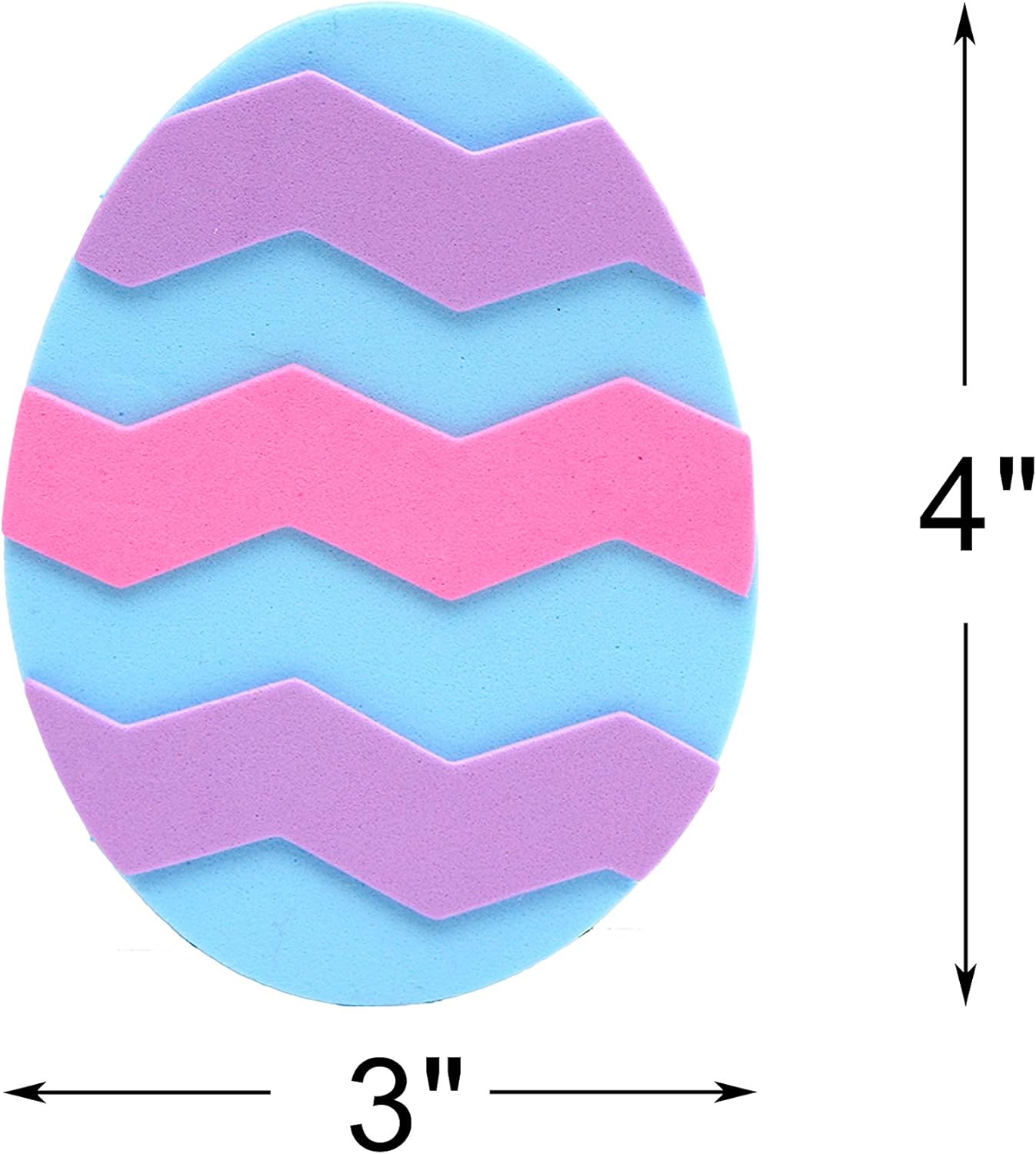 JOYIN Easter DIY Foam Magnet Set 24 Pack Easter Egg Hunt Basket Stuffers Art Activities - Image 3
