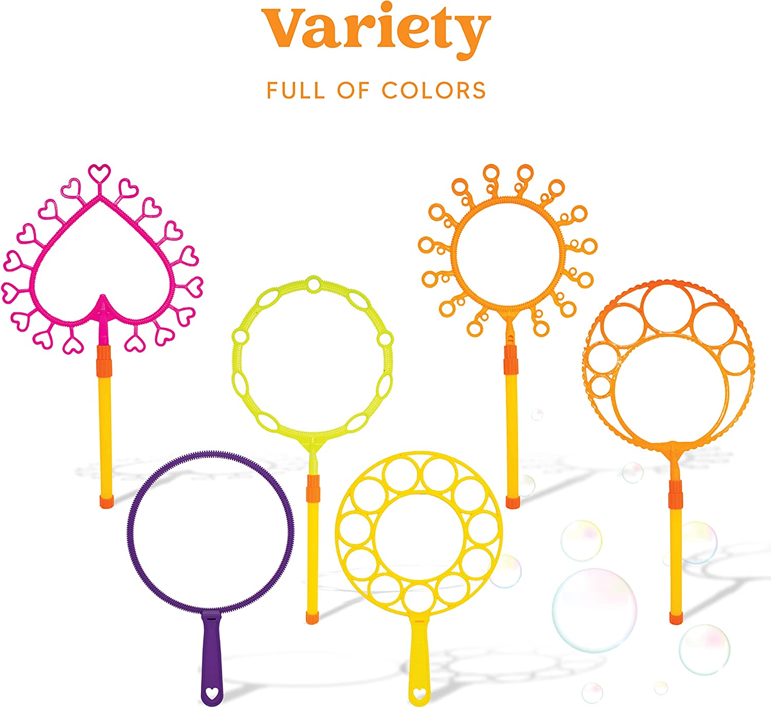 Bubble Maker Wands, 6 Pcs - Image 3