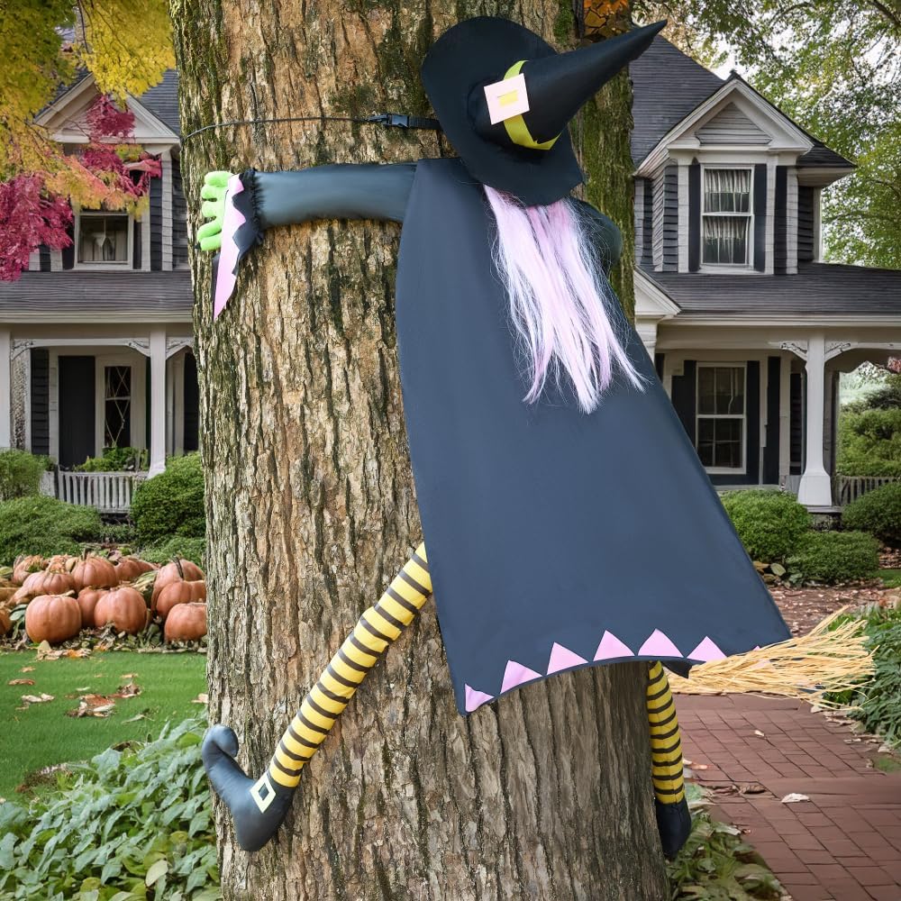 60 Halloween Crashing Witch Decorations - Image 2