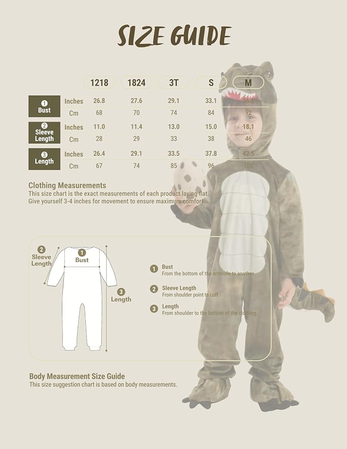 JOYIN Realistic T-Rex Dinosaur Jumpsuit - Halloween Costume with Egg - Image 6