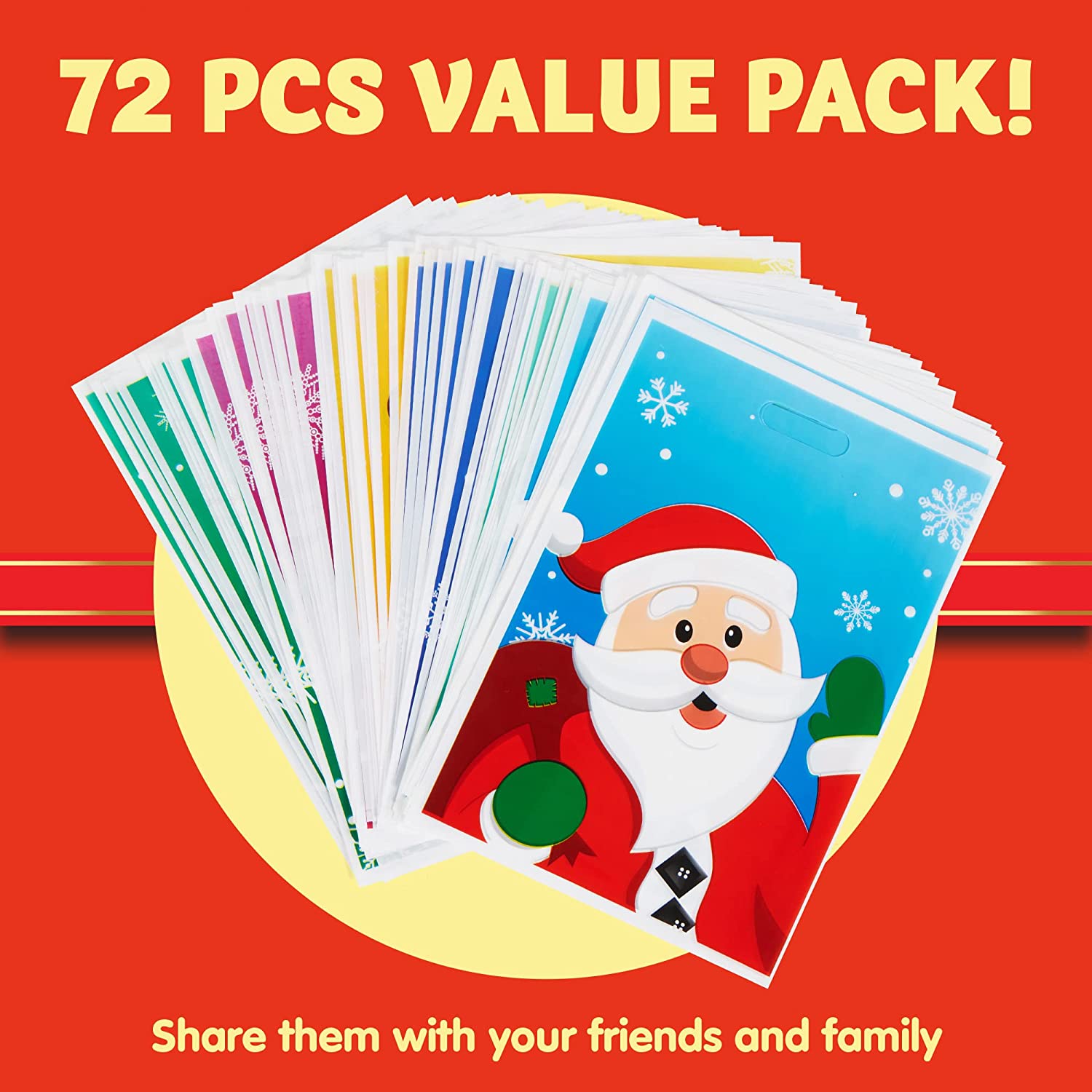 72 Piece Christmas Holiday Bags - Image 2