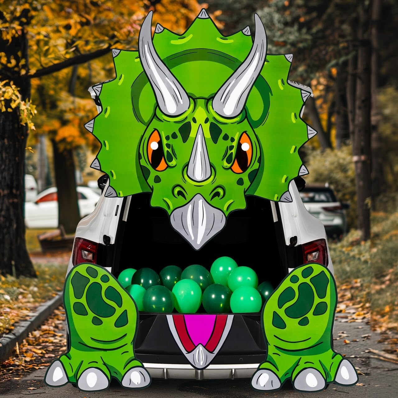 Halloween Dinosaur Trunk Or Treat Car Decorations Kit - Image 2