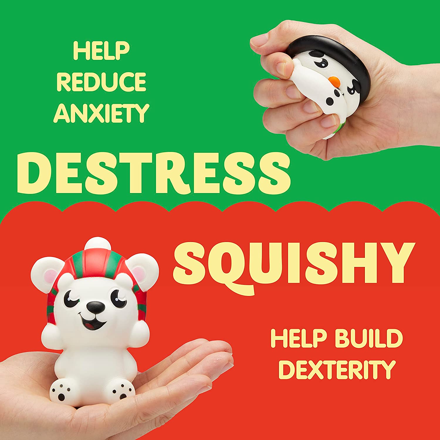 6 Piece Christmas Squishy Toy - Image 7