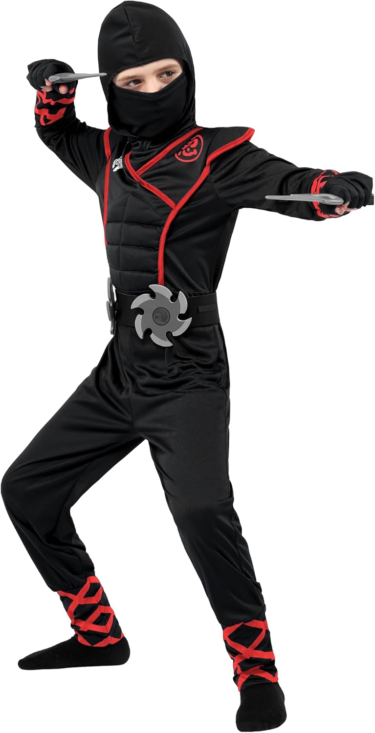 JOYIN Kids Halloween Ninja Costume Set - Image 3