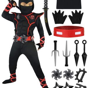 JOYIN Kids Halloween Ninja Costume Set