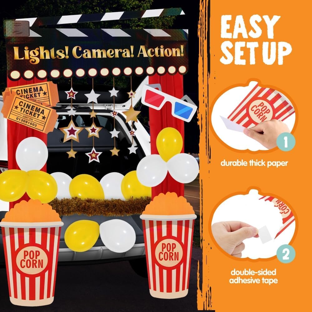 Trunk or Treat Cinema Car Decoration Kit - Image 5