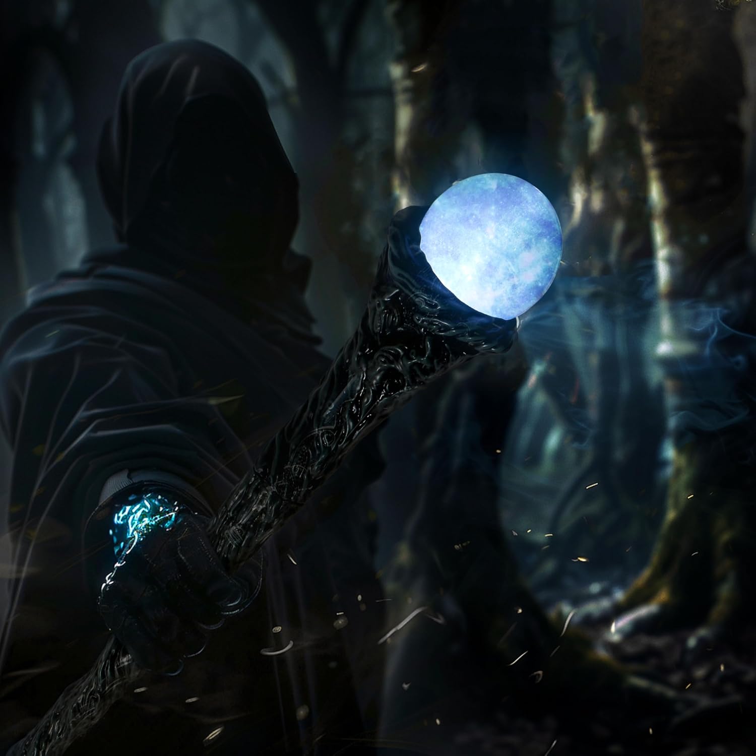 JOYIN LED Wizard Staff - Light Up Your Halloween Magic - Image 8