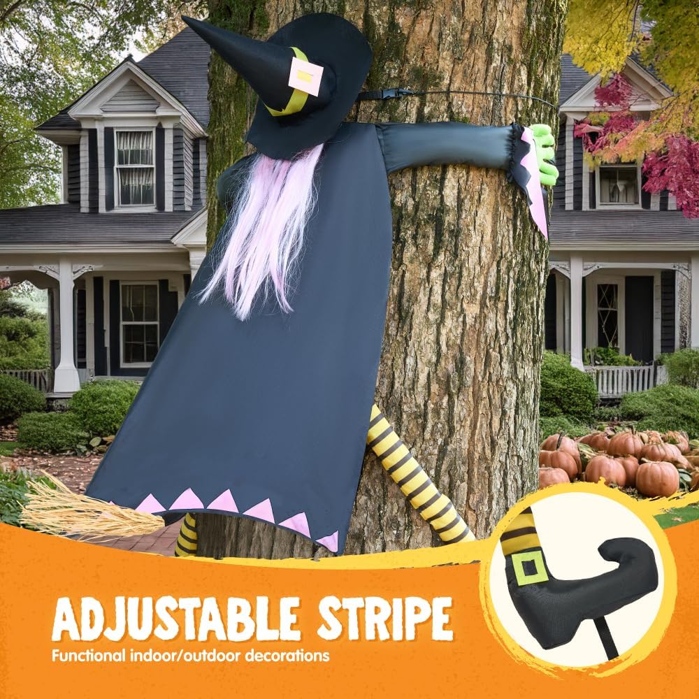60 Halloween Crashing Witch Decorations - Image 6