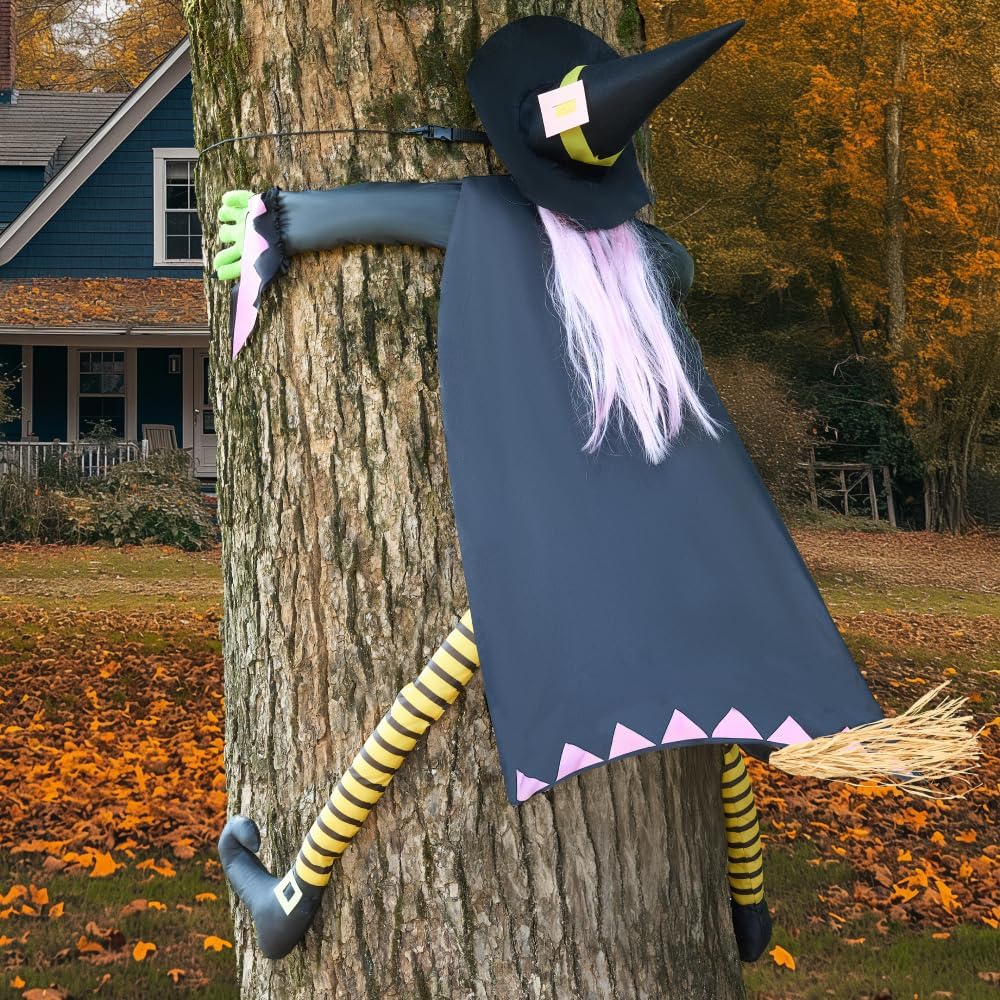 60 Halloween Crashing Witch Decorations - Image 3