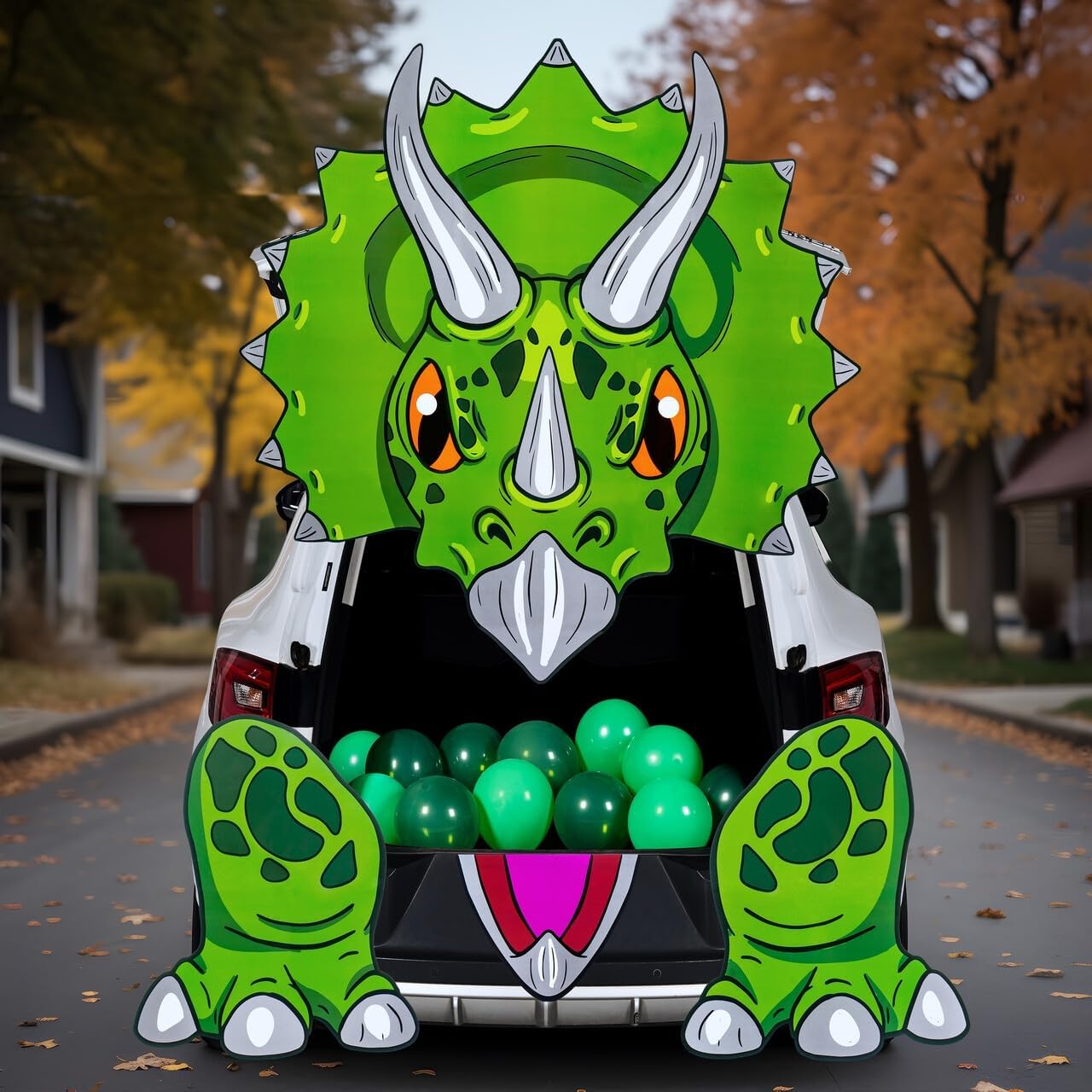 Halloween Dinosaur Trunk Or Treat Car Decorations Kit - Image 3