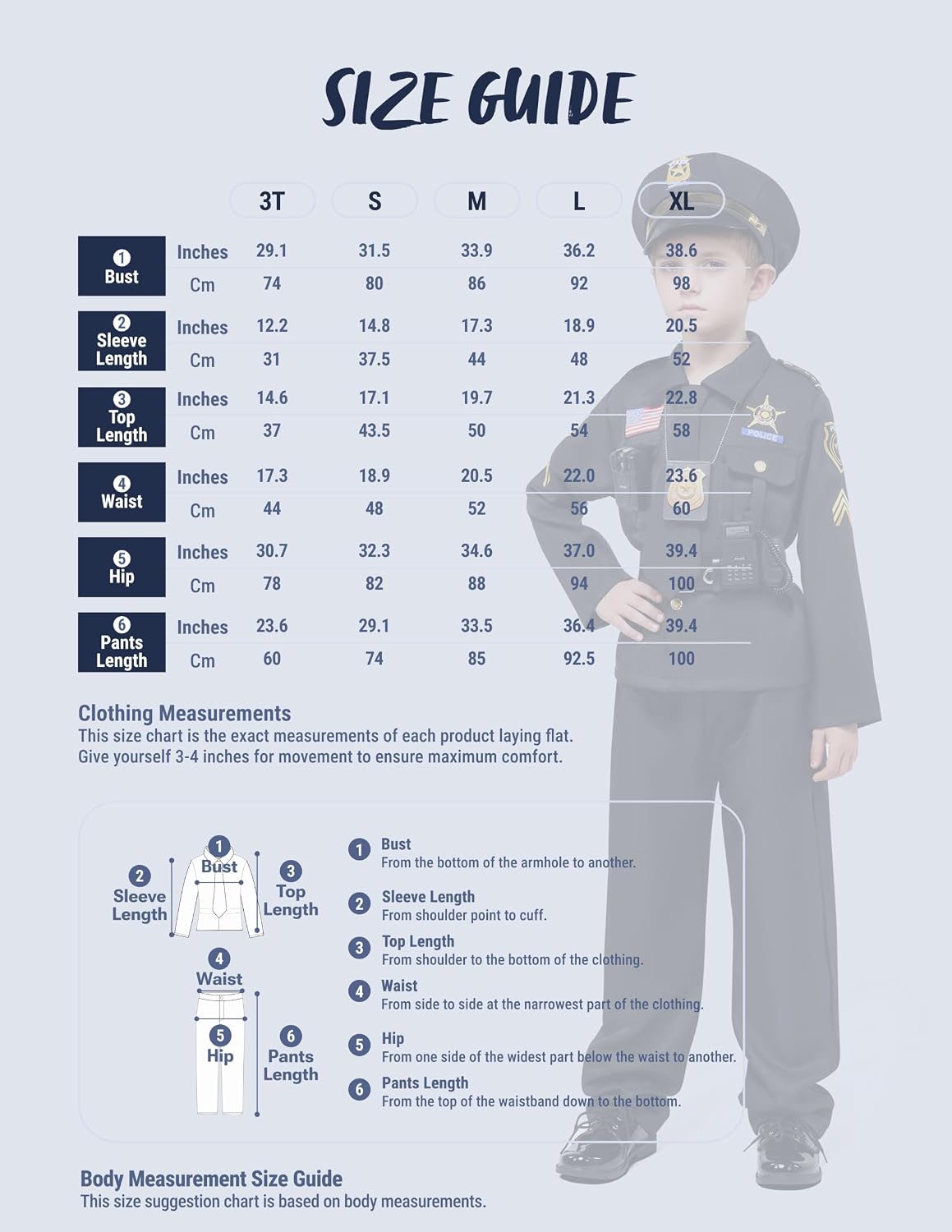 JOYIN 14-Piece Halloween Police Officer Role-Play Set for Kids - Image 7
