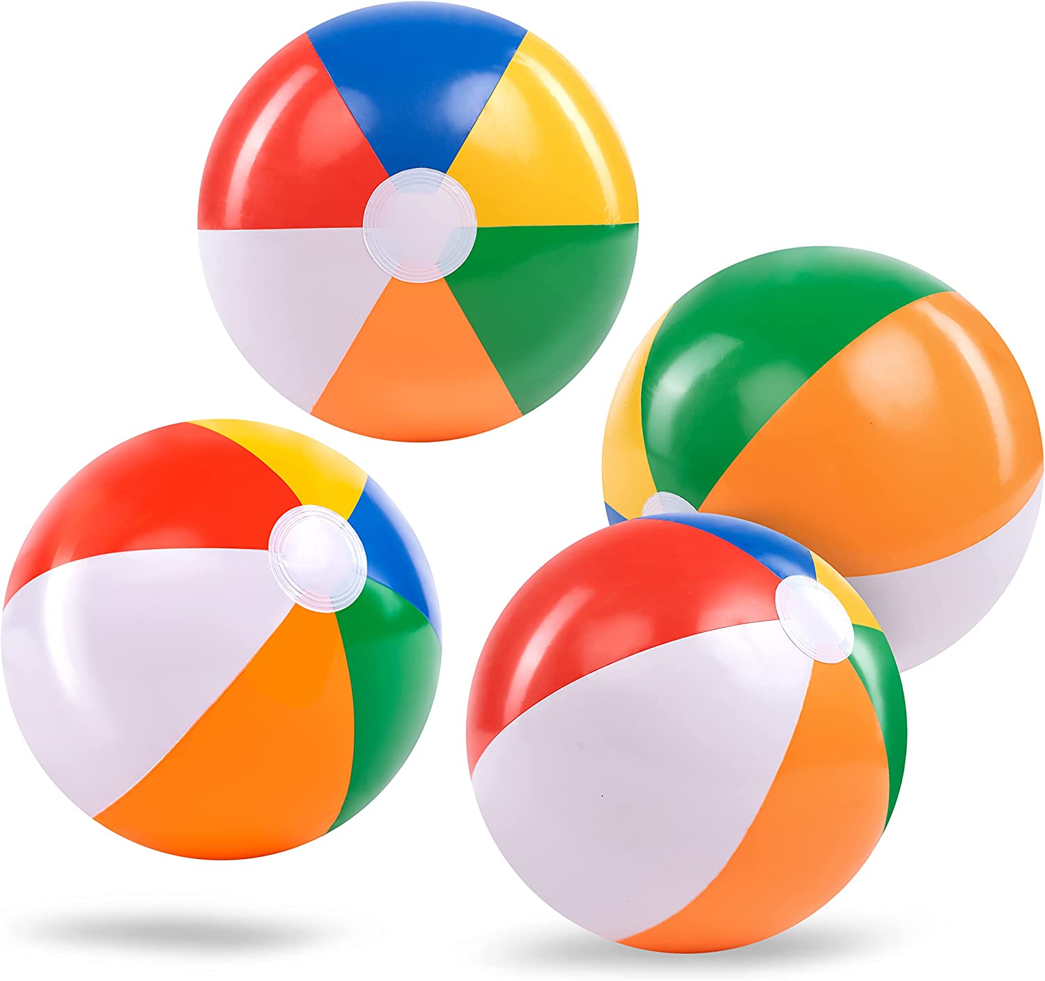 4Pcs Inflatable Beach Balls 20in - Image 8