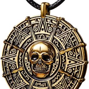 JOYIN Pirate Skull Coin Necklace - The Final Touch for Your Halloween Look