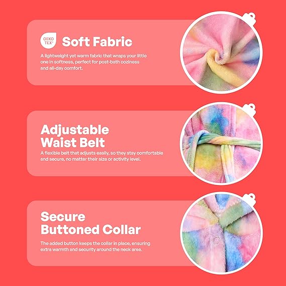 Kids Unicorn Robe and Bathroom Set - Image 4