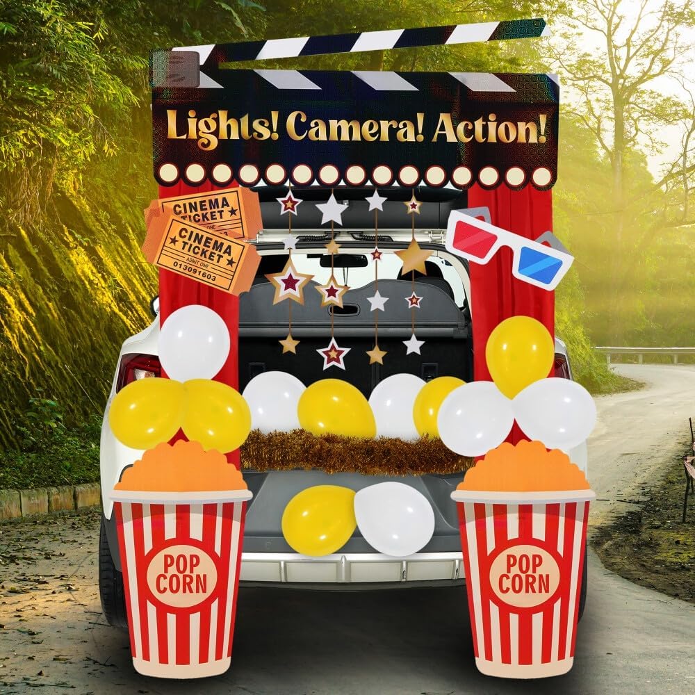 Trunk or Treat Cinema Car Decoration Kit - Image 3