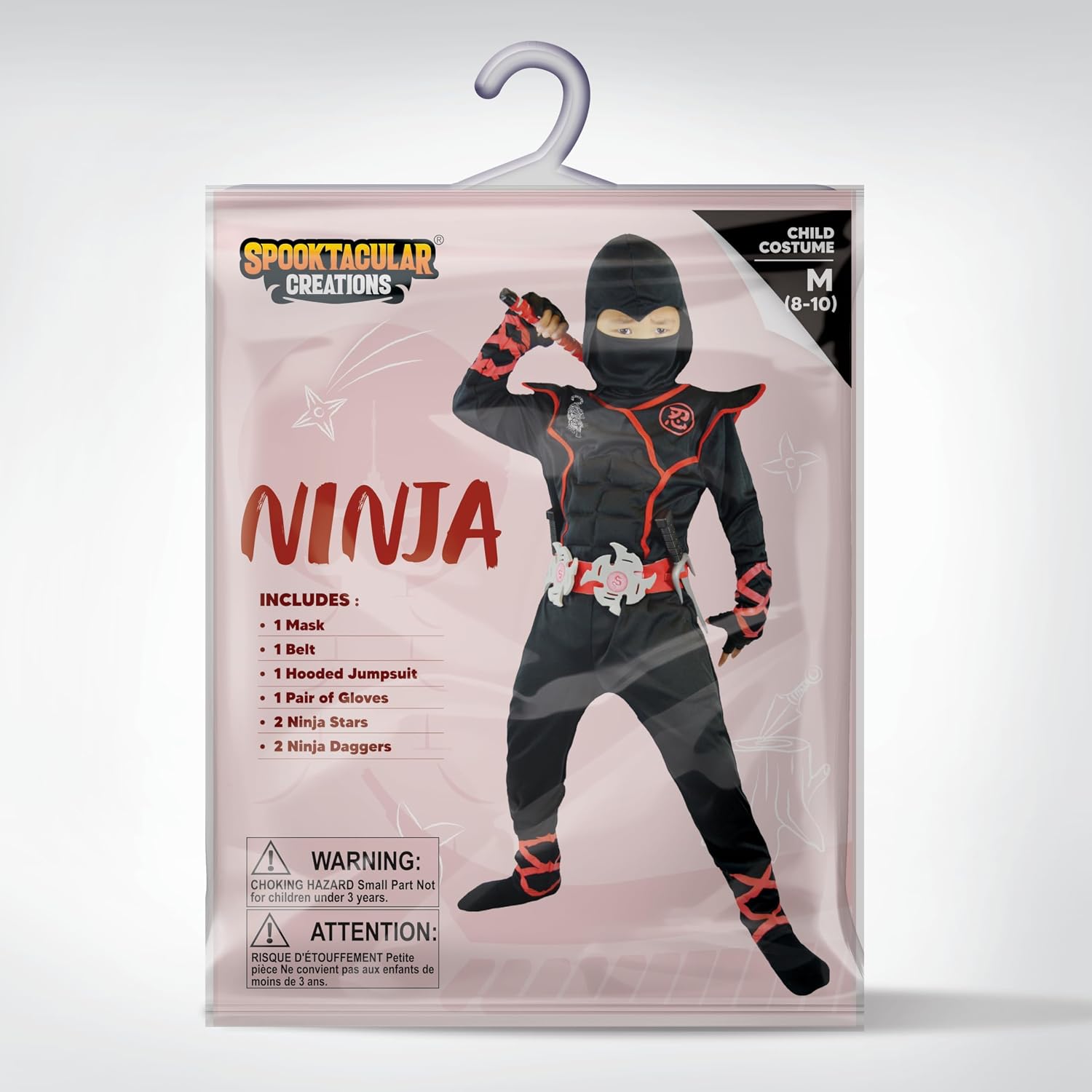 JOYIN Kids Halloween Ninja Costume Set - Image 7