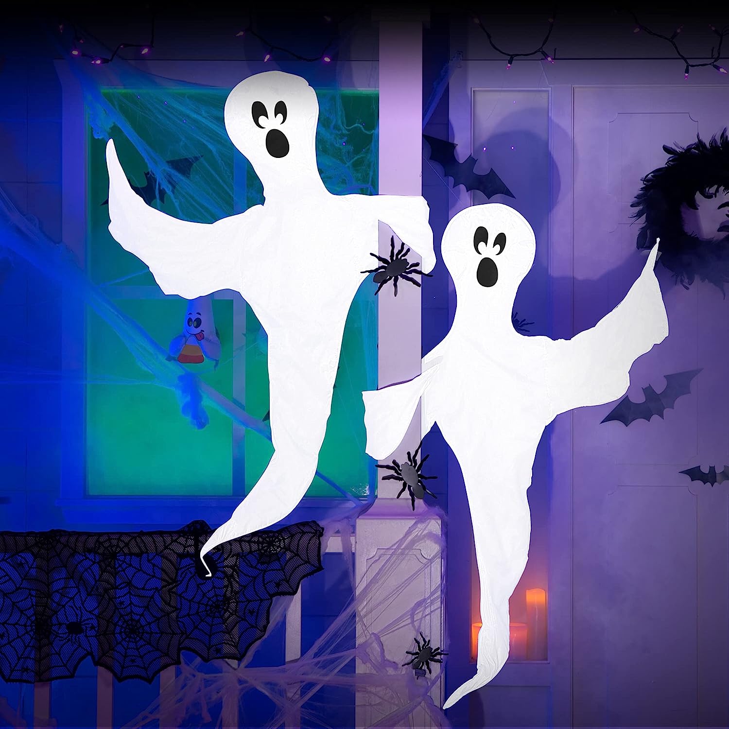 2Pcs Tree Wrap Decoration Ghost 53in - Image 7