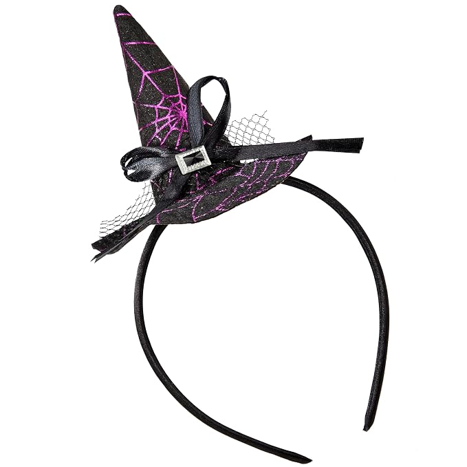 JOYIN Purple Witch Hat Headband - Cute Halloween Costume Accessory - Image 6