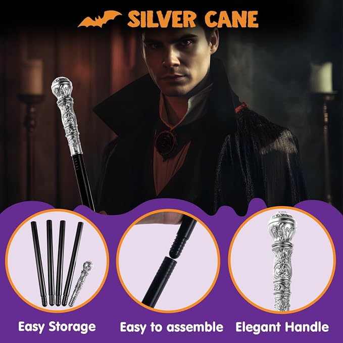JOYIN Vintage Walking Cane - Complete Your Halloween Character - Image 2