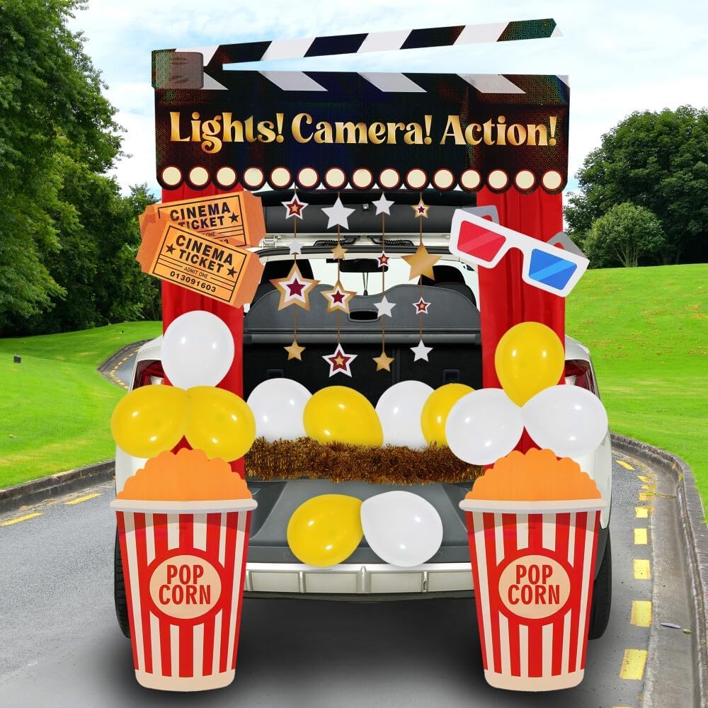 Trunk or Treat Cinema Car Decoration Kit - Image 2