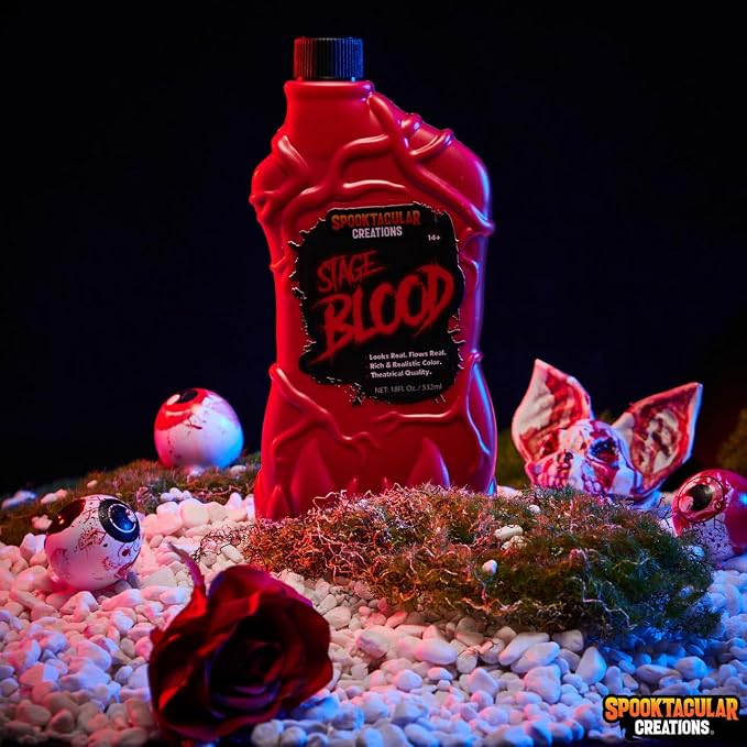 JOYIN 18 oz Stage Blood Prop - Fake Blood for Zombie & Monster Makeup - Image 5