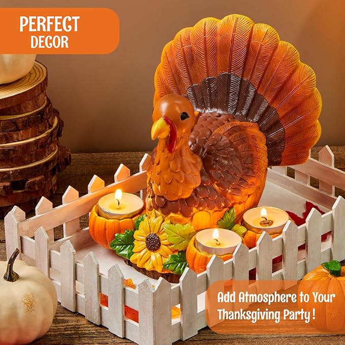 Thanksgiving Turkey Candle Holders - Image 3
