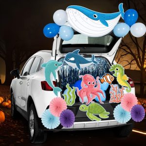 Trunk Or Treat Car Decorations Kit, Ocean Animals