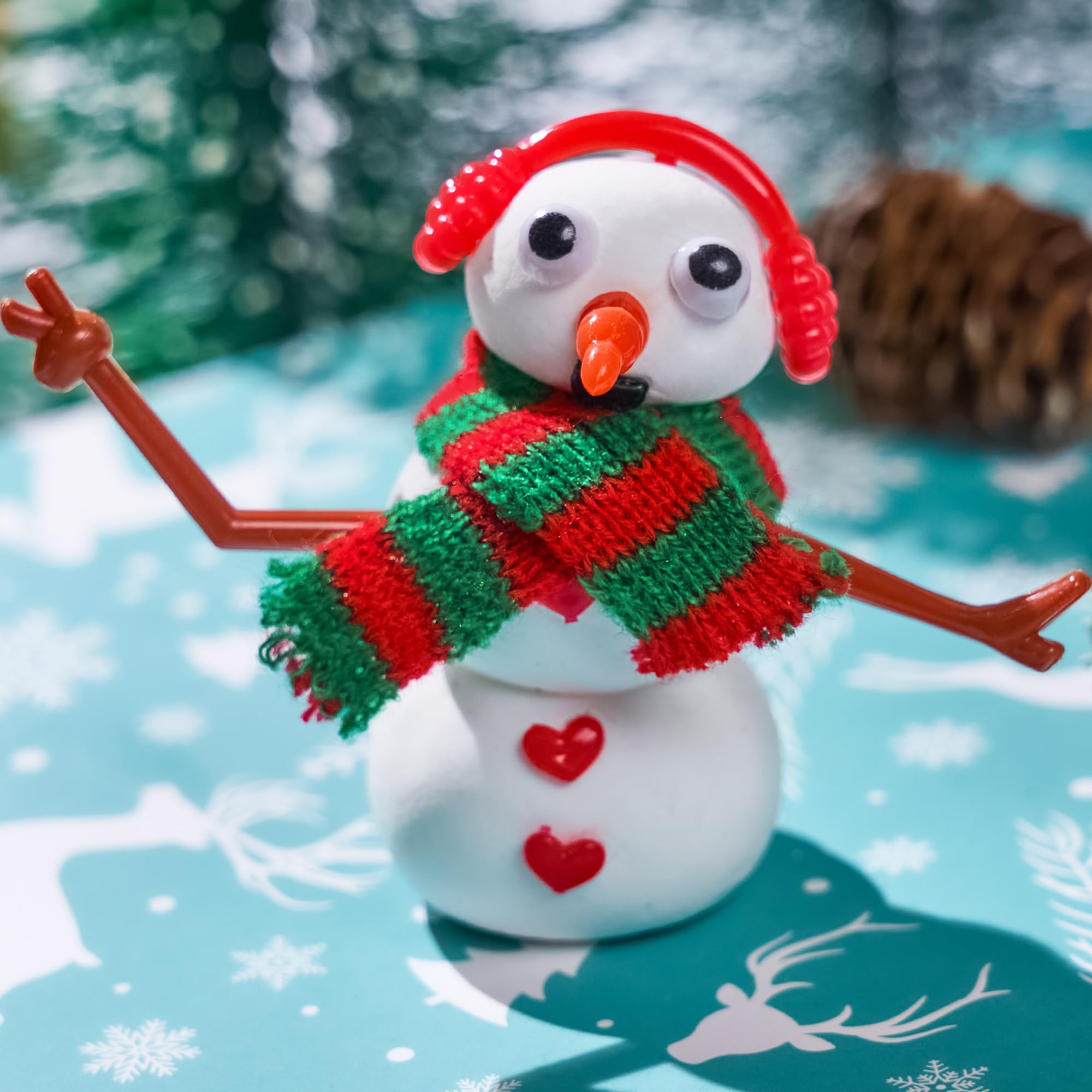 3 Pack DIY Christmas Build a Snowman Craft Kit - Image 7