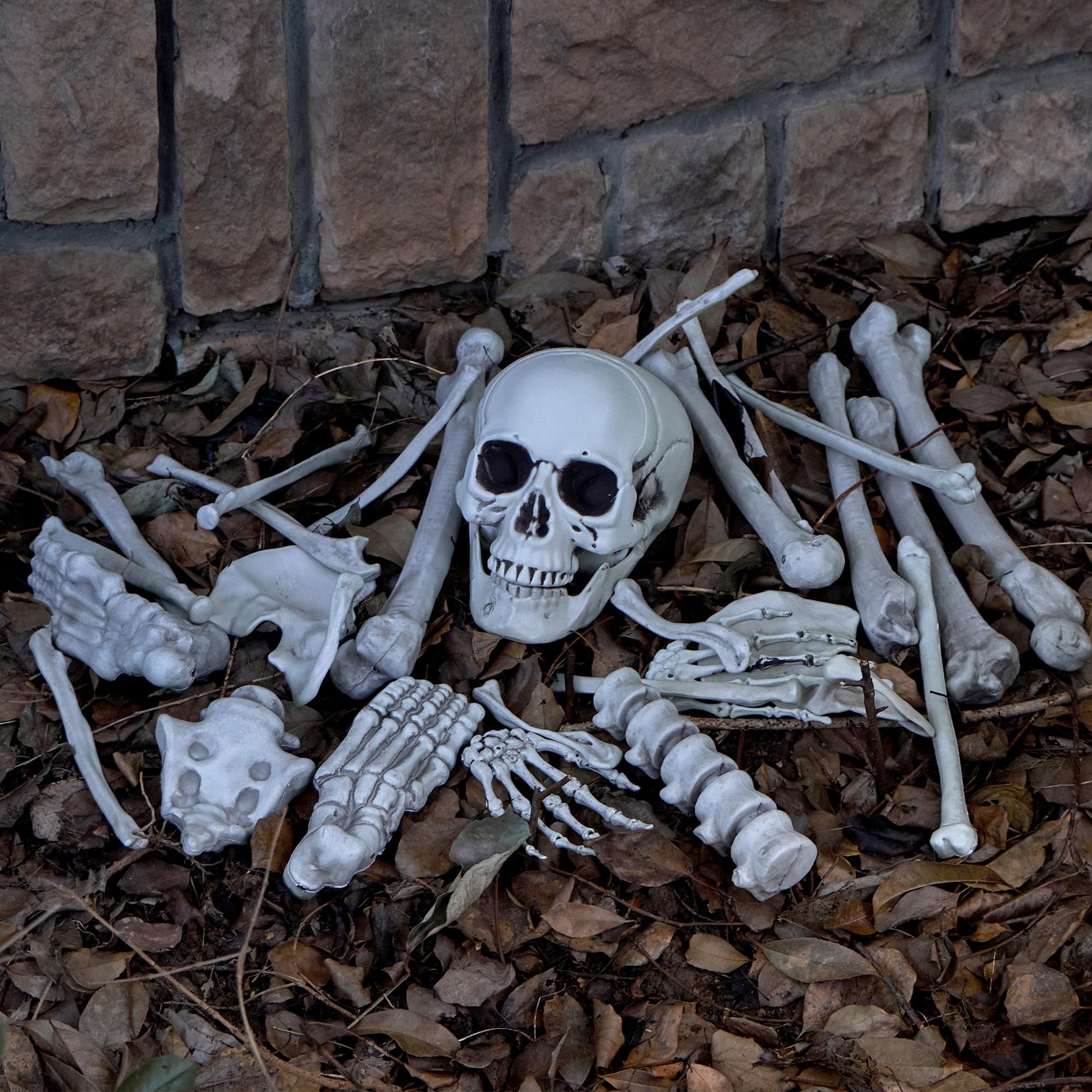 28 PCS Halloween Decorations Skeleton Bones and Skull Kit - Image 7