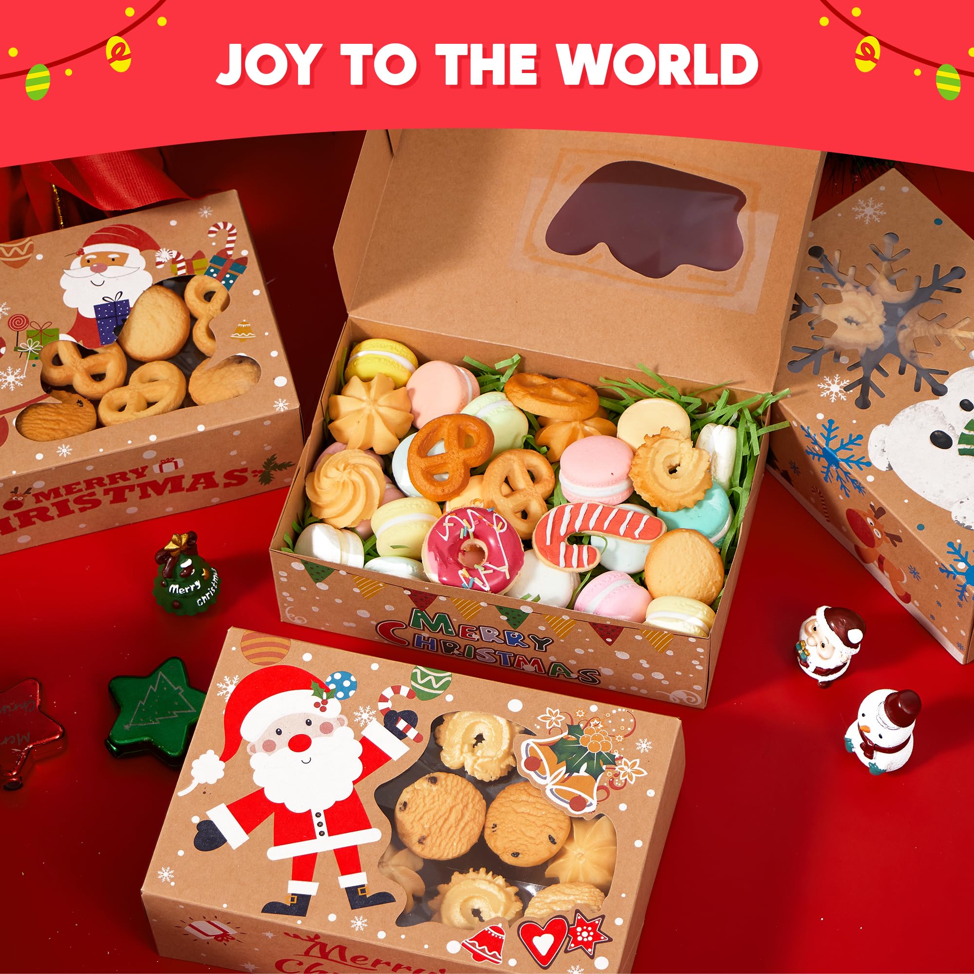 24PCS Christmas Cookie Boxes for Gift Giving - Image 7