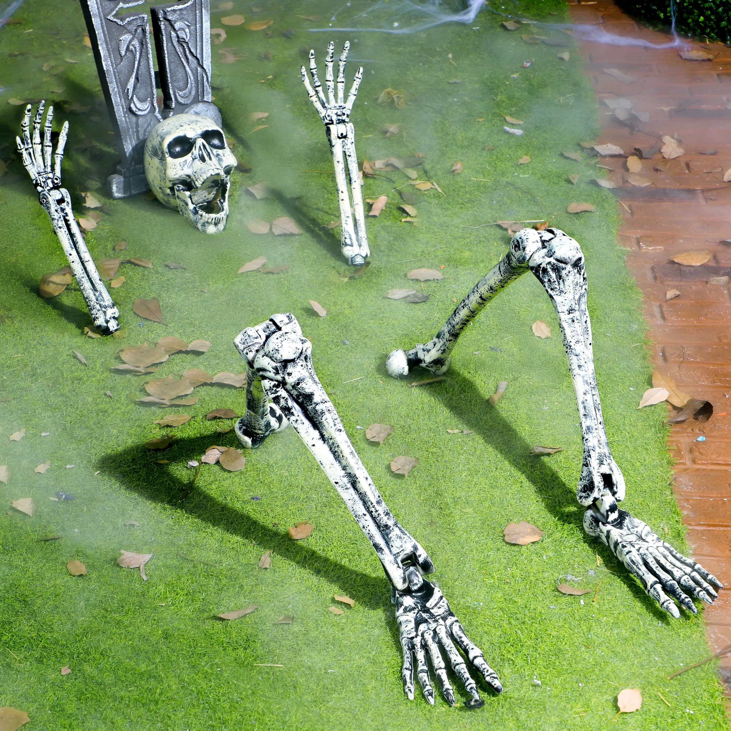 5 Pcs Life Size Skeleton Halloween Decorations Outdoor - Image 7