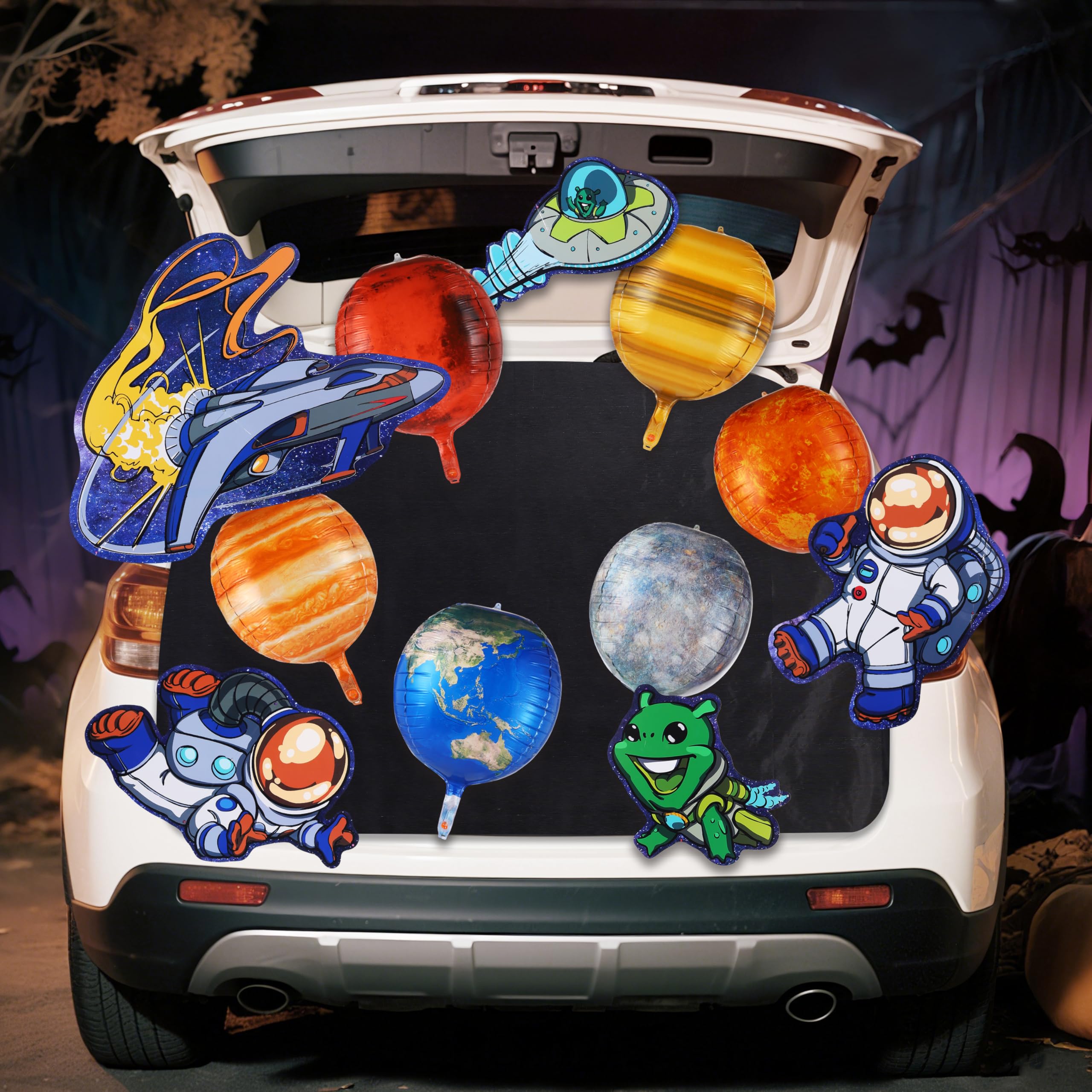Halloween Space Theme Trunk or Treat Decorations Kit - Image 7