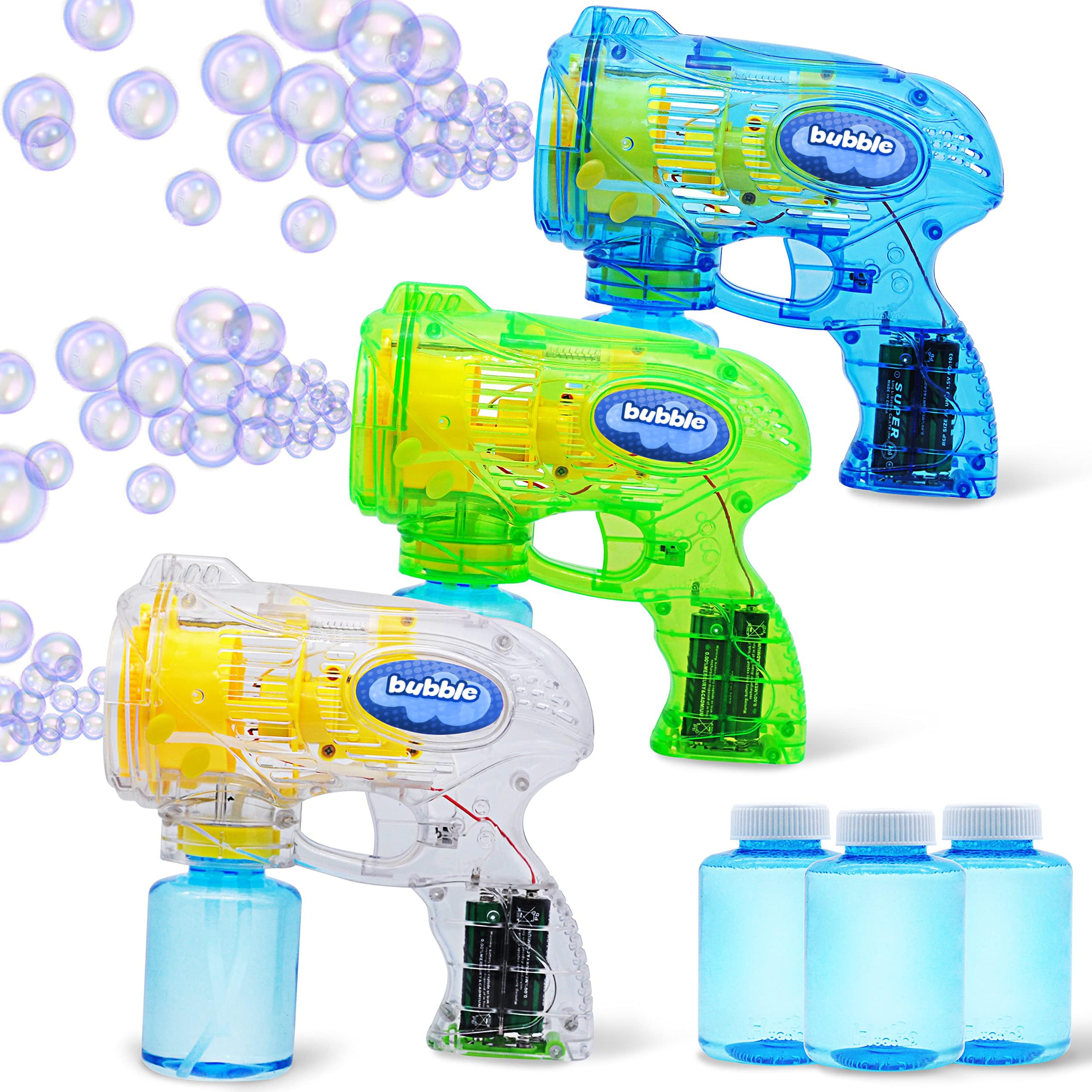 Bubble Guns 3 Colors With 5 Built-in wands - Image 7