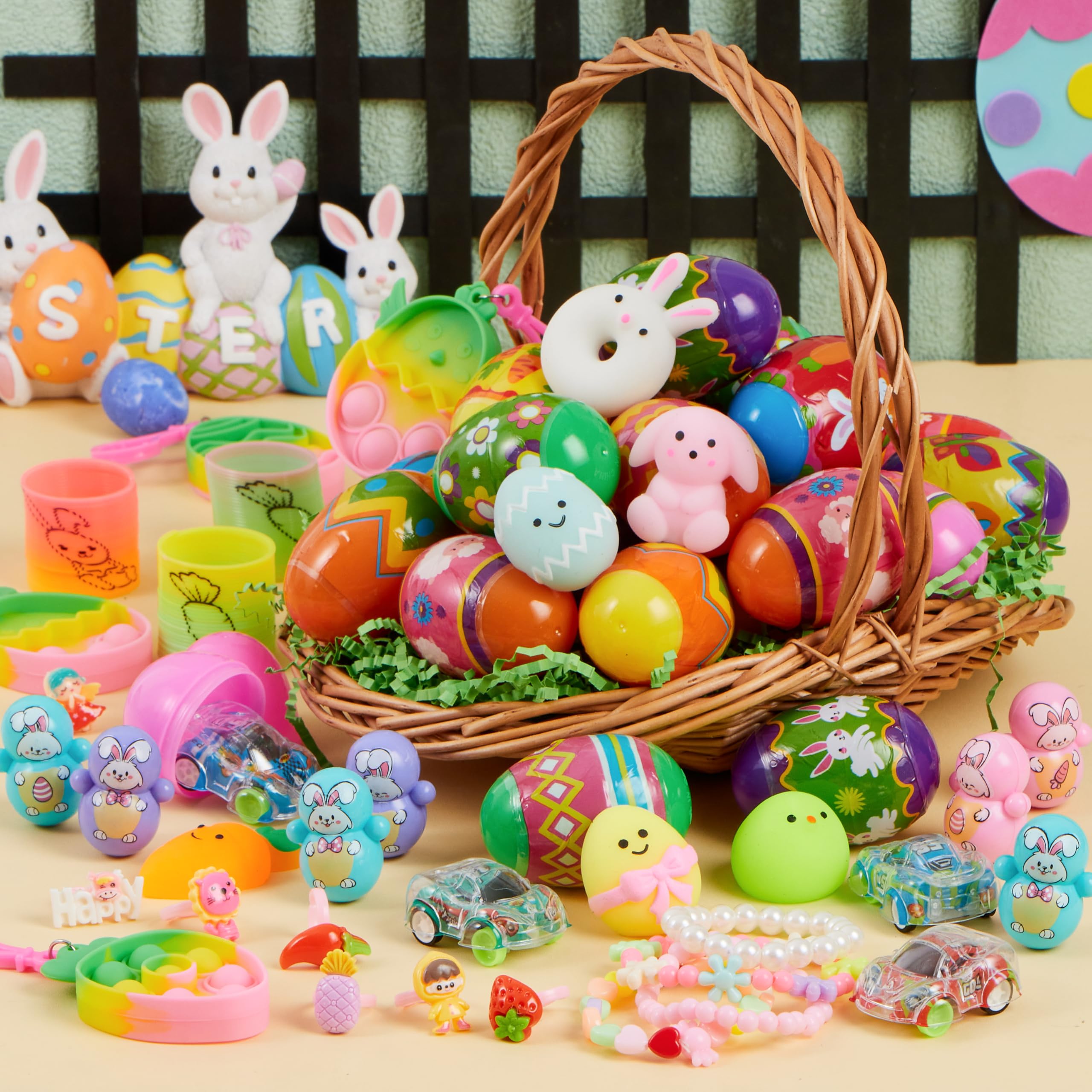 36 Pcs Prefilled Easter Eggs with Assorted Toys - Image 7