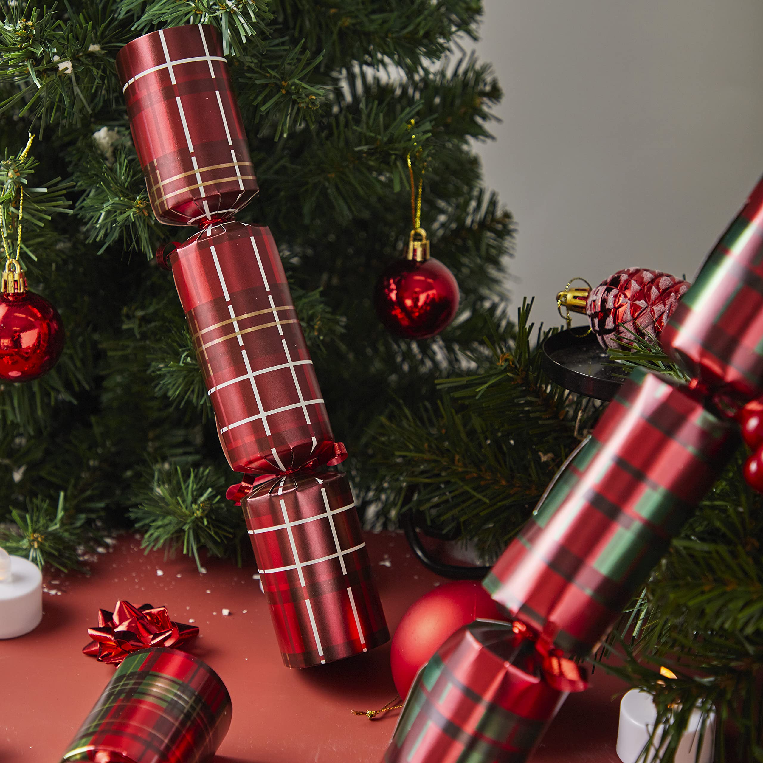 10in Christmas No Snap Party Favor (Plaid) - Image 7