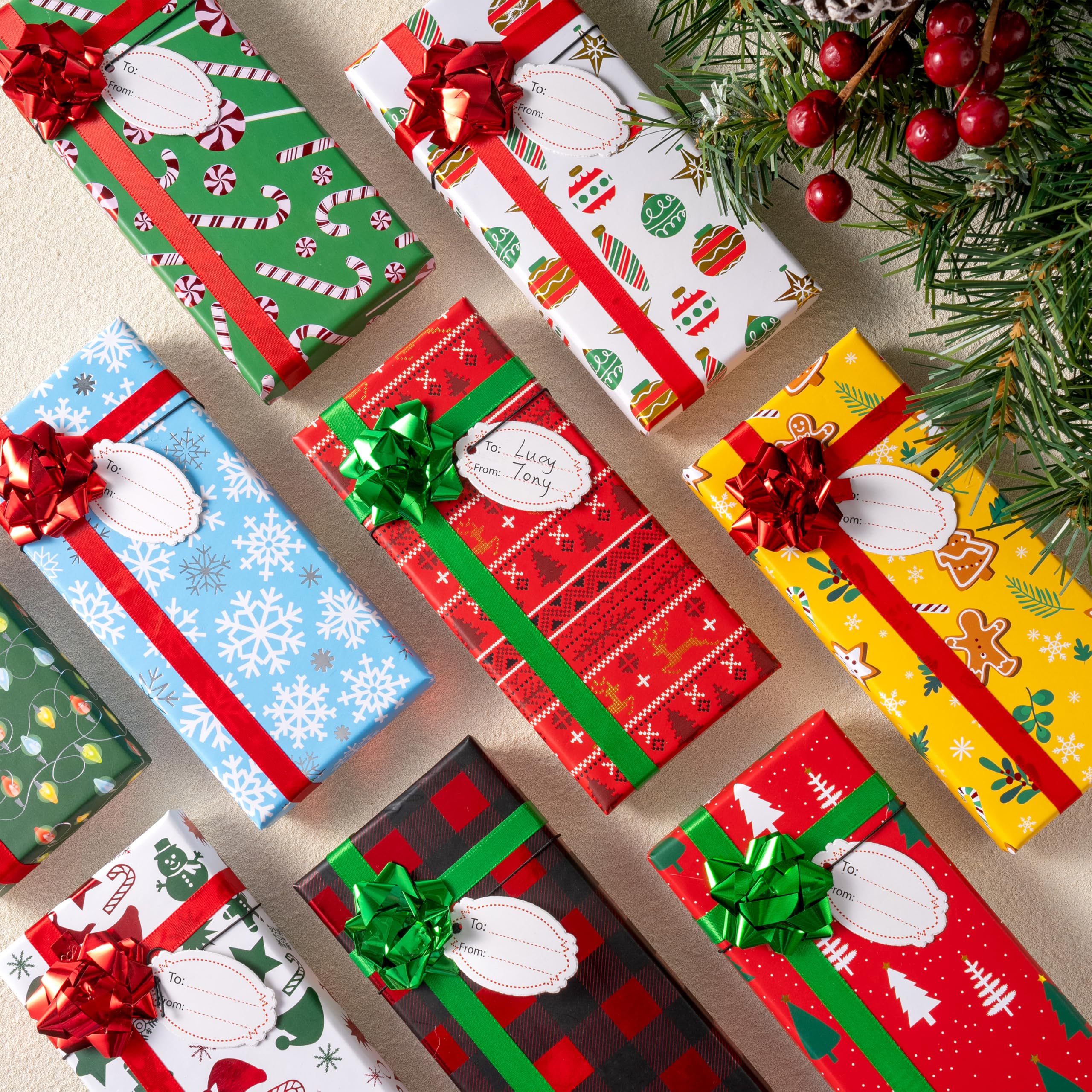 9Pcs Gift Card Box Holder Christmas - Image 7