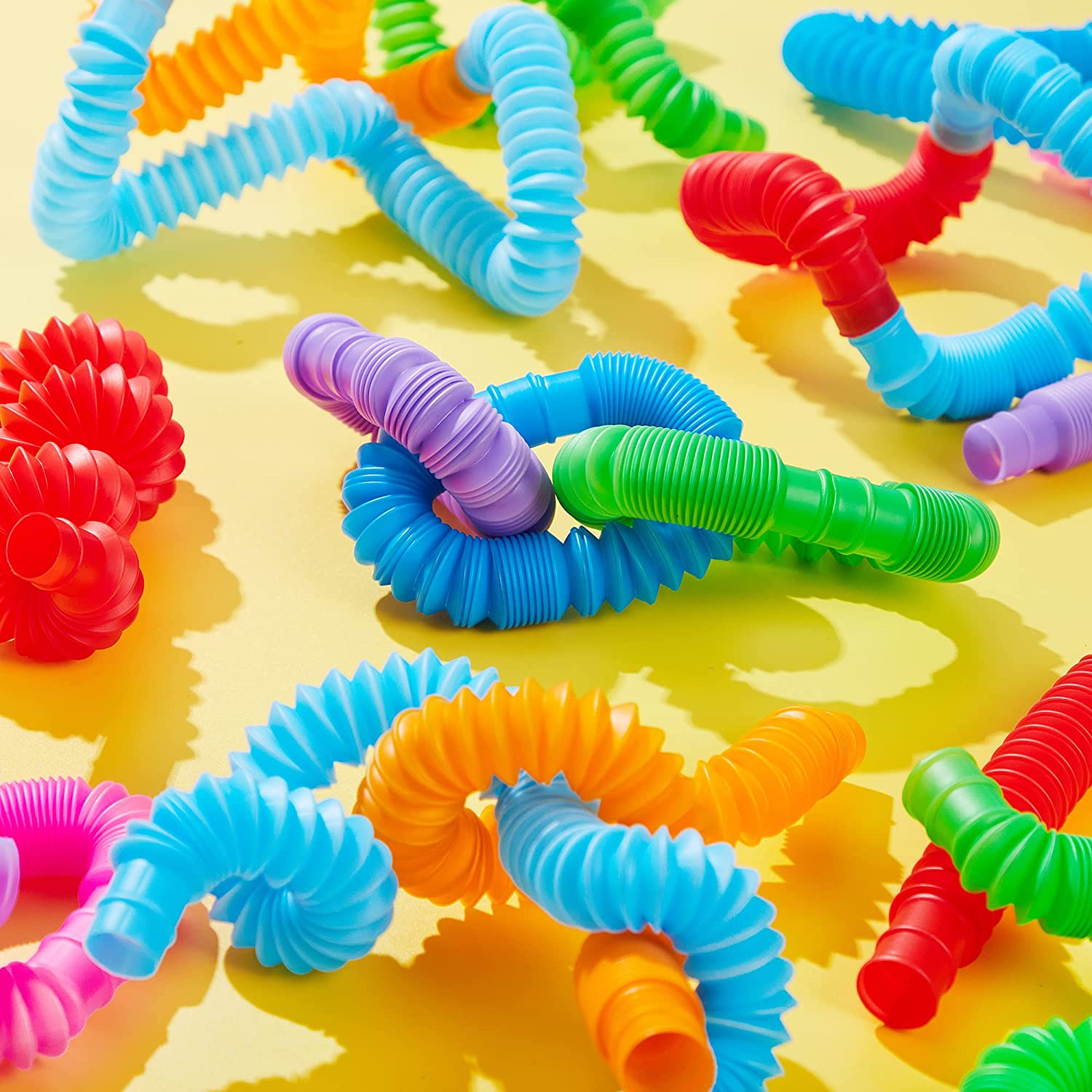 36Pcs Pop Tubes Toy, 9 Colors - Image 7