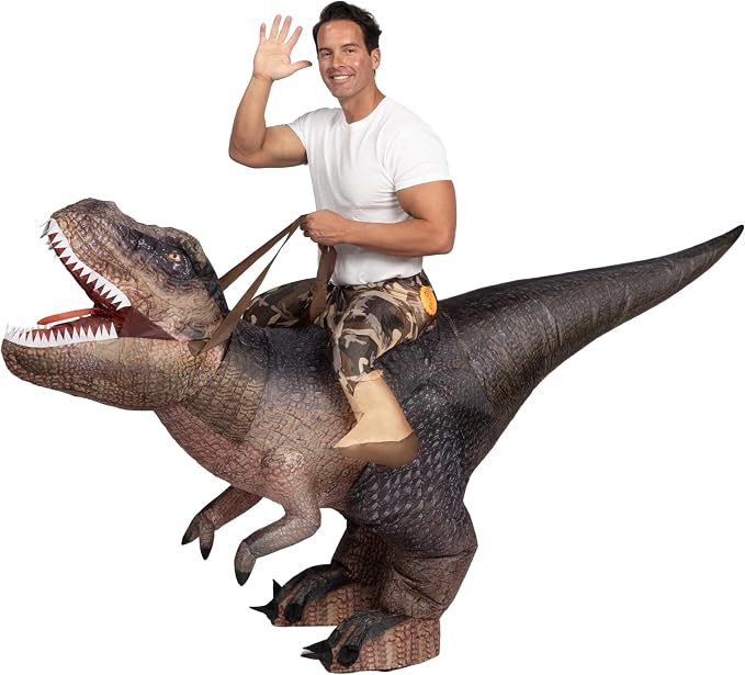 JOYIN Inflatable T-Rex Costume - Stomp Into Halloween - Image 3