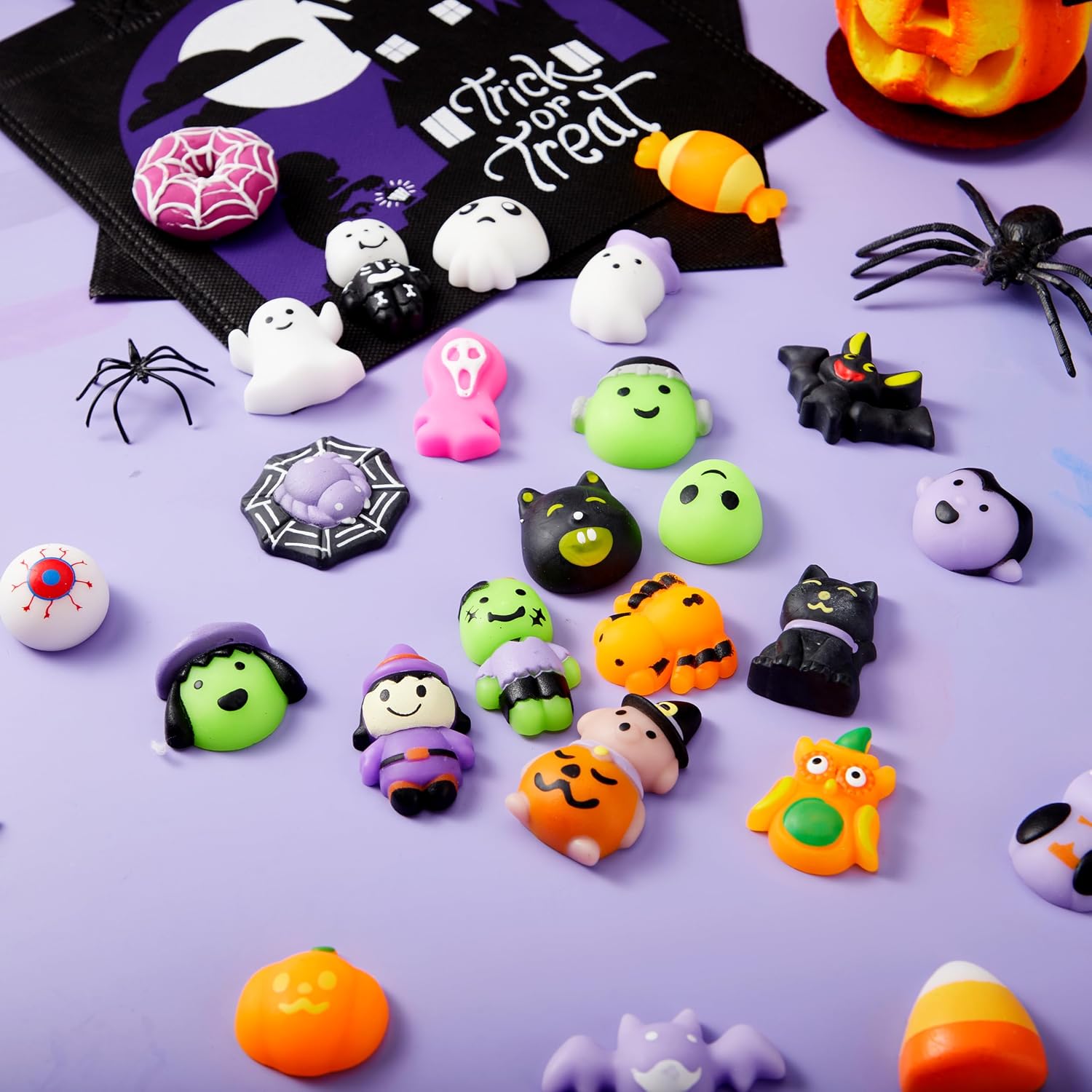 JOYIN 48 PCS Halloween Mochi Squishy Toys - Party Favors for Kids - Image 7
