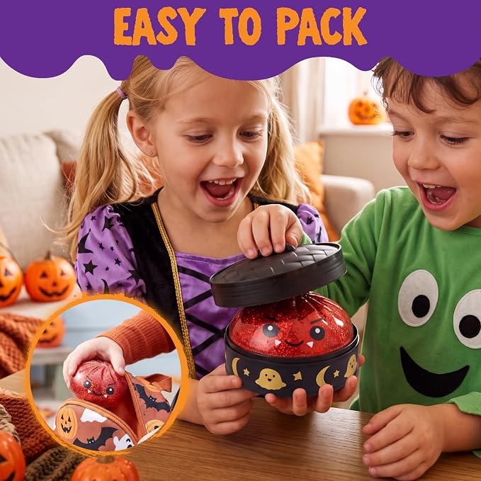 JOYIN 3 PCS Glitter Dumpling Squishies - Cute, Colorful, Calm - Image 2
