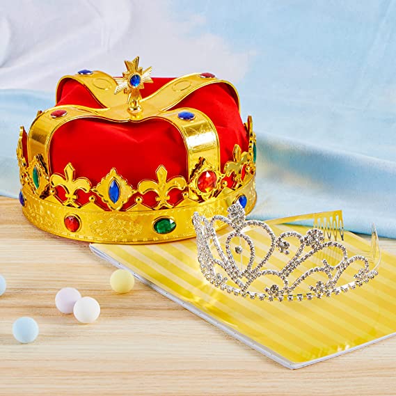 Kings and Queens Royal Crowns, 2 Pack - Image 2
