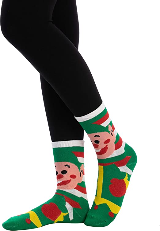 Soft Cotton Christmas Socks Set, 12 Pack - Image 5