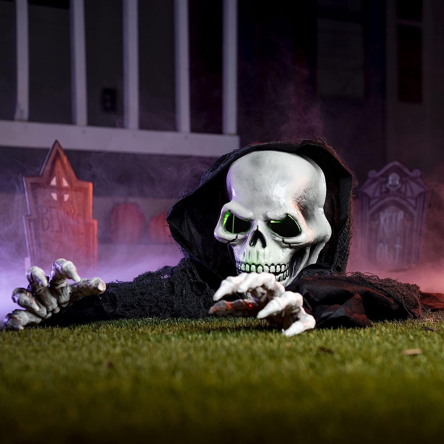 Halloween Grim Reaper Ground breaker Decoration - Image 8